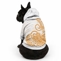 Polynesia Tribal Tattoo Gold Screen Color Pet Hoodie LT9 - Polynesian Pride