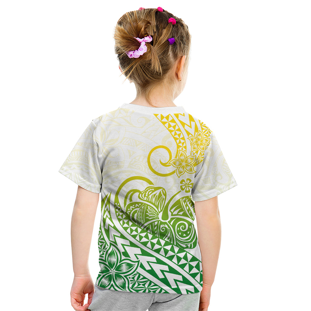 Polynesian Kid T Shirt Tribal Tattoo Gradient 01 Screen Color LT9 - Polynesian Pride