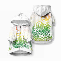 Polynesia Tribal Tattoo Gradient 02 Screen Color Pet Hoodie LT9 Zip-up Gradient - Polynesian Pride