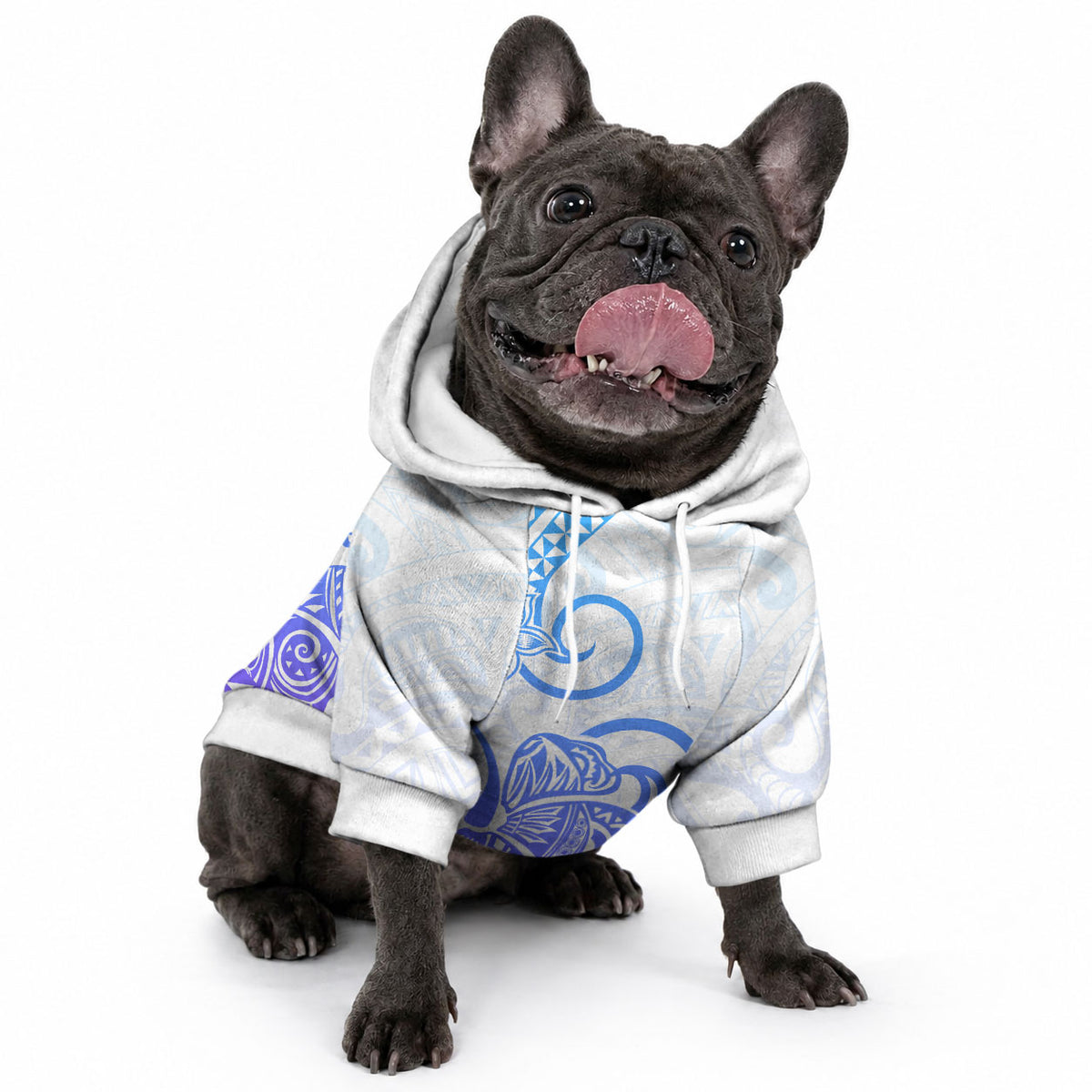 Polynesia Tribal Tattoo Gradient 04 Screen Color Pet Hoodie LT9 - Polynesian Pride
