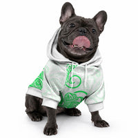 Polynesia Tribal Tattoo Green Screen Color Pet Hoodie LT9 - Polynesian Pride
