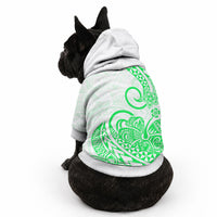 Polynesia Tribal Tattoo Green Screen Color Pet Hoodie LT9 - Polynesian Pride
