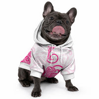 Polynesia Tribal Tattoo Pink Screen Color Pet Hoodie LT9 - Polynesian Pride