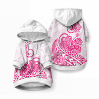 Polynesia Tribal Tattoo Pink Screen Color Pet Hoodie LT9 Pullover Pink - Polynesian Pride