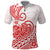 Polynesian Polo Shirt Tribal Tattoo Red Screen Color LT9 Red - Polynesian Pride