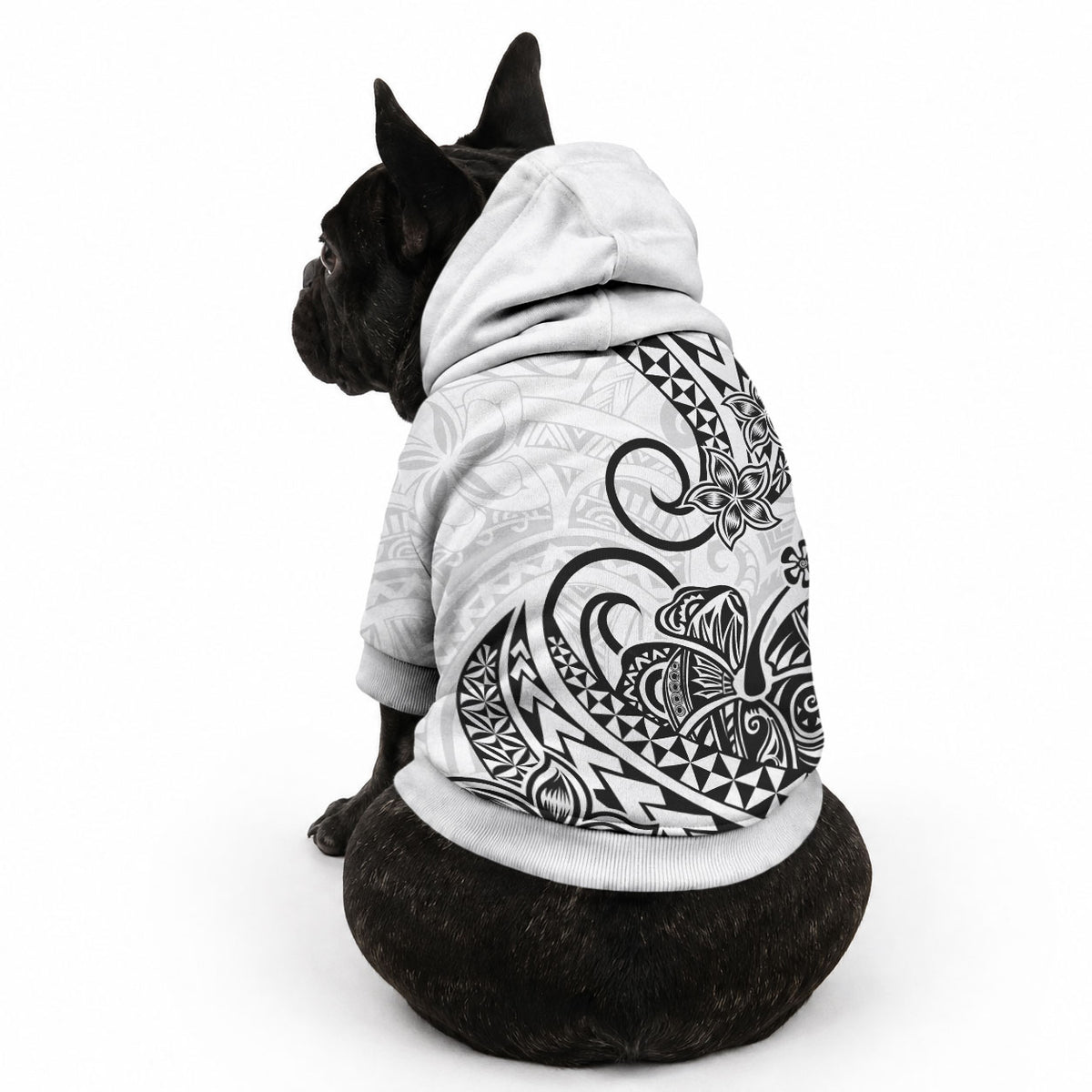 Polynesia Tribal Tattoo Black Screen Color Pet Hoodie LT9 - Polynesian Pride