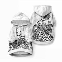 Polynesia Tribal Tattoo Black Screen Color Pet Hoodie LT9 Pullover Black - Polynesian Pride