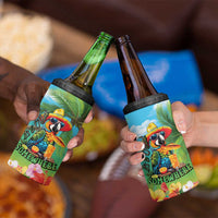 Always 5 O'clock 4 in 1 Can Cooler Tumbler Hawaiian Tropical Parrot LT9 - Polynesian Pride