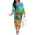 Always 5 O'clock Family Matching Off The Shoulder Long Sleeve Dress and Hawaiian Shirt Hawaiian Tropical Parrot - Polynesian Pride