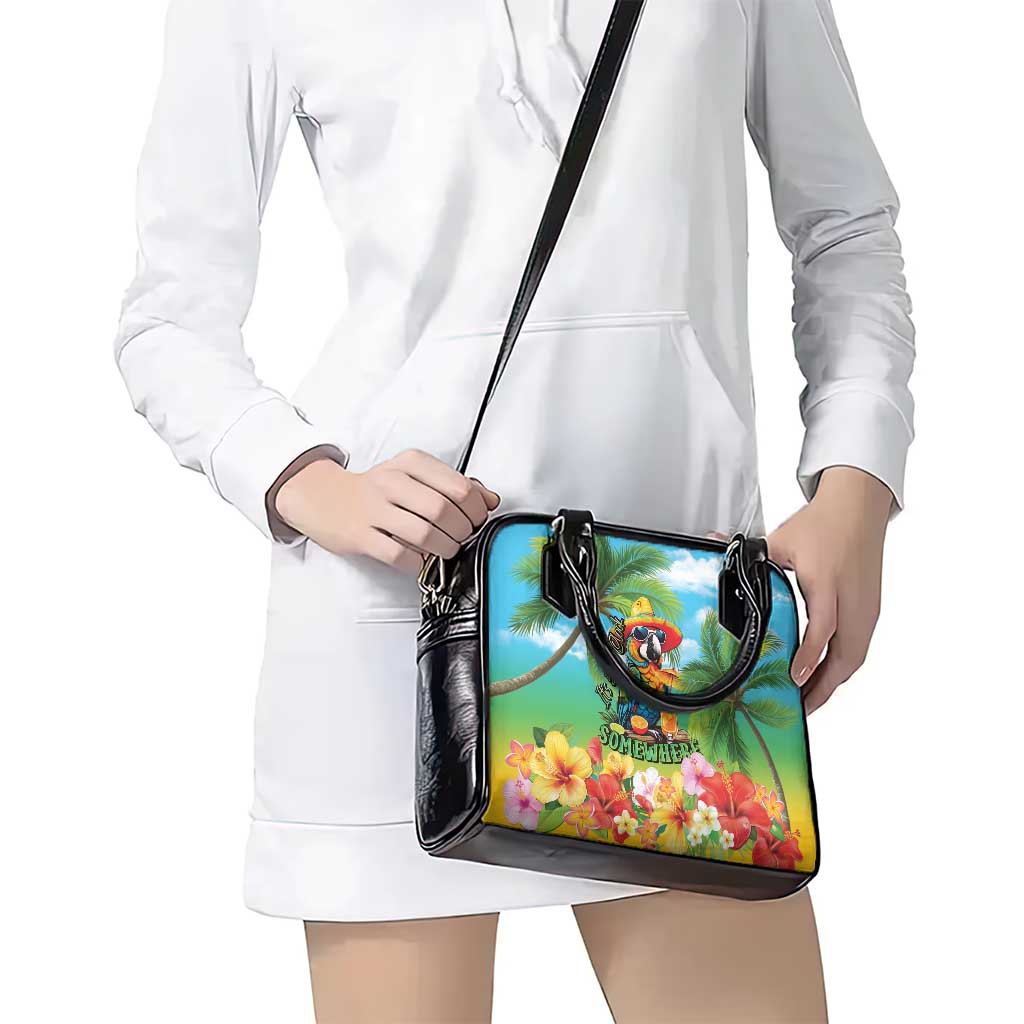 Always 5 O'clock Shoulder Handbag Hawaiian Tropical Parrot - Polynesian Pride