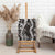 Hawaii Puakenikeni and Maile Lei Canvas Wall Art Black Japanese Wave Style - Polynesian Pride