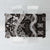 Hawaii Puakenikeni and Maile Lei Tablecloth Black Japanese Wave Style - Polynesian Pride