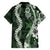 Hawaii Puakenikeni and Maile Lei Hawaiian Shirt Green Japanese Wave Style - Polynesian Pride