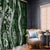 Hawaii Puakenikeni and Maile Lei Window Curtain Green Japanese Wave Style - Polynesian Pride