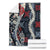 Hawaii Puakenikeni and Maile Lei Blanket Navy Blue Japanese Wave Style - Polynesian Pride