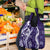 Hawaii Puakenikeni and Maile Lei Grocery Bag Purple Japanese Wave Style - Polynesian Pride