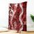 Hawaii Puakenikeni and Maile Lei Blanket Red Japanese Wave Style - Polynesian Pride