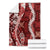 Hawaii Puakenikeni and Maile Lei Blanket Red Japanese Wave Style - Polynesian Pride