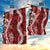 Hawaii Puakenikeni and Maile Lei Garden Flag Red Japanese Wave Style - Polynesian Pride