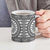 All White Tonga Malo e lelei Ceramic Mug Vintage Ngatu Tribal Pattern - Polynesian Pride