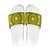 All Yellow Tonga Malo e lelei Slide Sandals Vintage Ngatu Tribal Pattern - Polynesian Pride