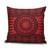 All Red Tonga Malo e lelei Pillow Cover Vintage Ngatu Tribal Pattern - Polynesian Pride