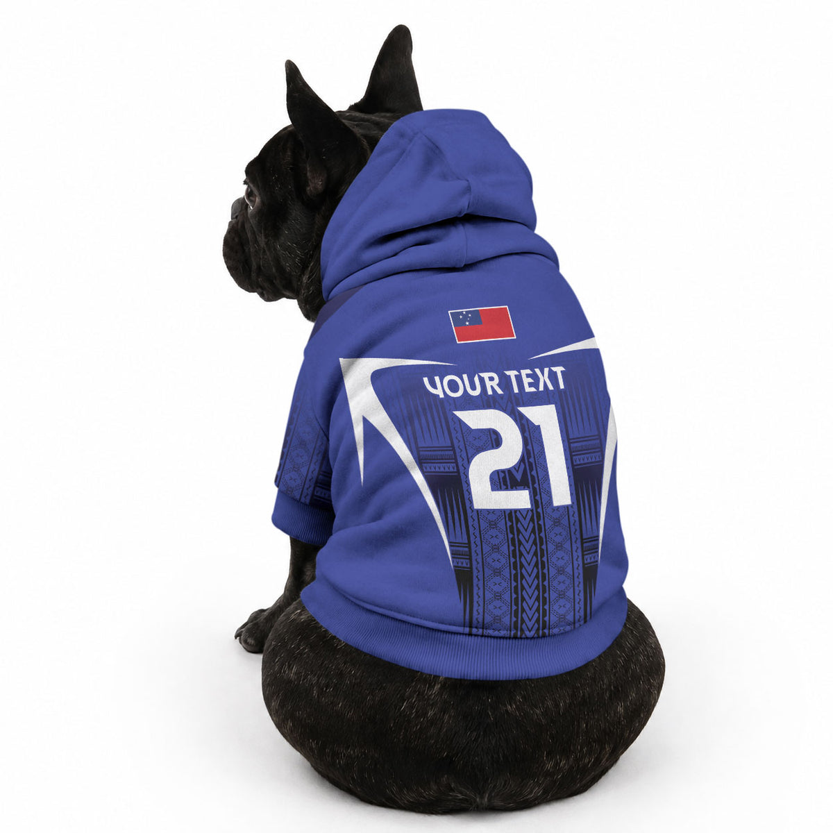 2026 Rugby Nations Series Custom Manu Samoa Pet Hoodie LT9 - Polynesian Pride