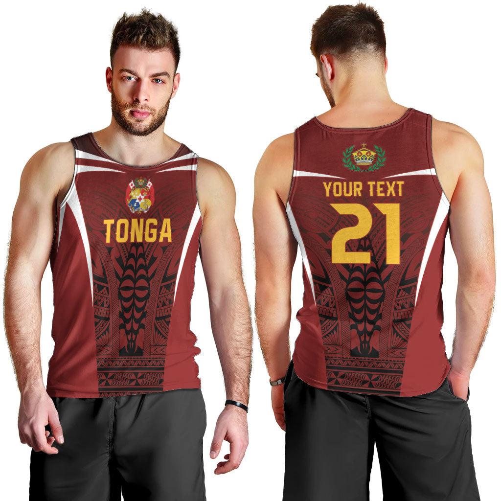 2026 Rugby Nations Series Custom Tonga Ikale Tahi Men Tank Top