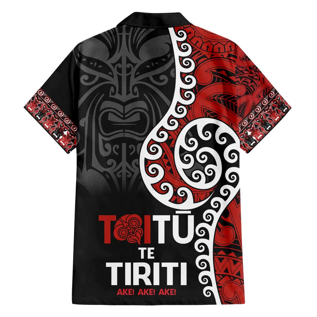 Honour The Treaty New Zealand Family Matching Summer Maxi Dress and Hawaiian Shirt Toitu Te Tiriti Ake!Ake!Ake! LT9 - Polynesian Pride