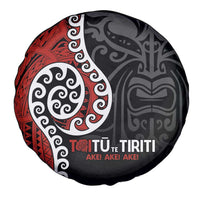 Honour The Treaty New Zealand Spare Tire Cover Toitu Te Tiriti Ake!Ake!Ake! LT9 - Polynesian Pride
