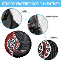 Honour The Treaty New Zealand Spare Tire Cover Toitu Te Tiriti Ake!Ake!Ake! LT9 - Polynesian Pride