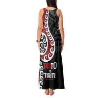 Honour The Treaty New Zealand Tank Maxi Dress Toitu Te Tiriti Ake!Ake!Ake! LT9 - Polynesian Pride