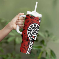 Honour The Treaty New Zealand Tumbler With Handle Toitu Te Tiriti Ake!Ake!Ake!