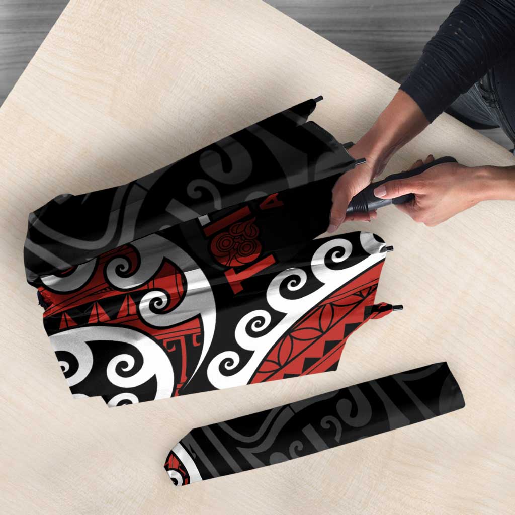Honour The Treaty New Zealand Umbrella Toitu Te Tiriti Ake Ake Ake - Polynesian Pride