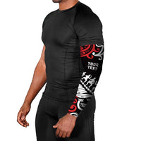Honour The Treaty New Zealand Personalised Arm Sleeves Toitu Te Tiriti Half Fern Haka Dance LT9 - Polynesian Pride