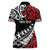 Honour The Treaty New Zealand Personalised Women Polo Shirt Toitu Te Tiriti Half Fern with Haka dance