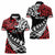 Honour The Treaty New Zealand Personalised Women Polo Shirt Toitu Te Tiriti Half Fern with Haka dance