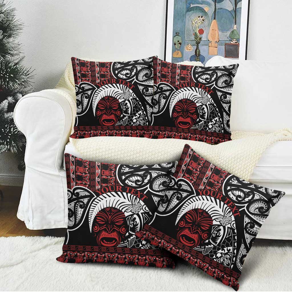 Honour The Treaty New Zealand Personalised Pillow Cover Toitu Te Tiriti Indigenous Maori Face LT9 - Polynesian Pride