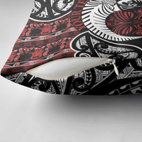Honour The Treaty New Zealand Personalised Pillow Cover Toitu Te Tiriti Indigenous Maori Face LT9 - Polynesian Pride