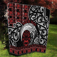 Honour The Treaty New Zealand Personalised Quilt Toitu Te Tiriti Indigenous Maori Face LT9 - Polynesian Pride