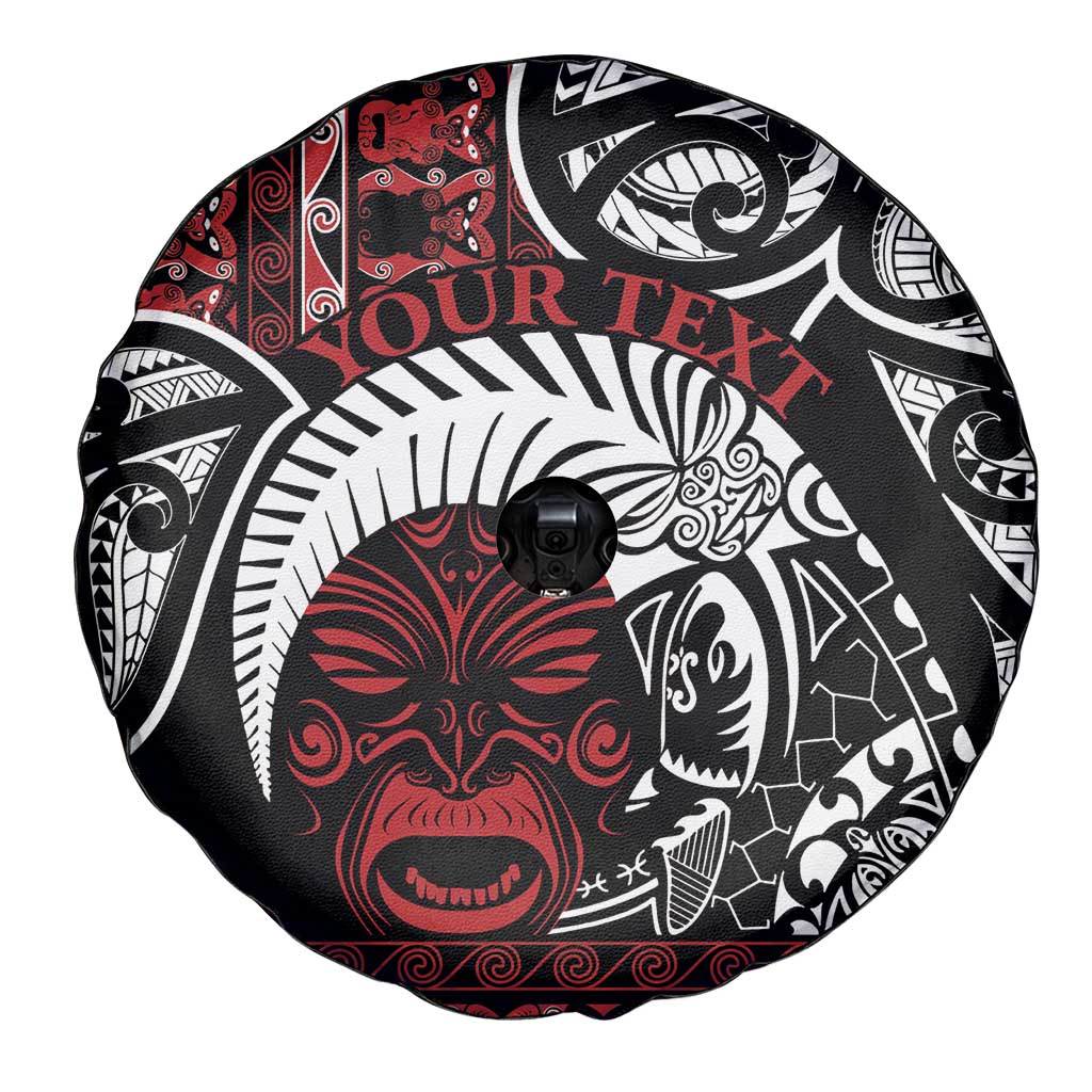 Honour The Treaty New Zealand Personalised Spare Tire Cover Toitu Te Tiriti Indigenous Maori Face LT9 - Polynesian Pride