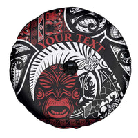 Honour The Treaty New Zealand Personalised Spare Tire Cover Toitu Te Tiriti Indigenous Maori Face LT9 - Polynesian Pride