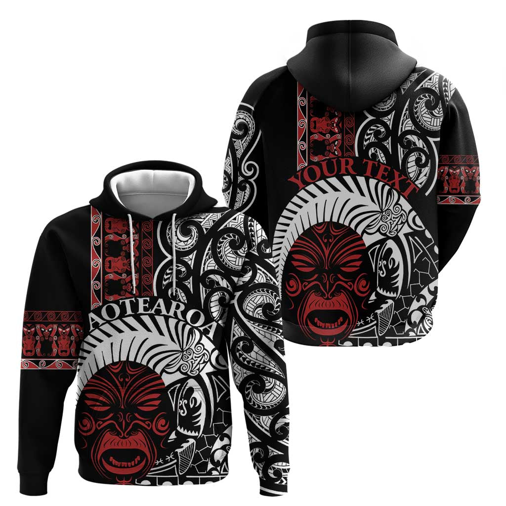 Honour The Treaty New Zealand Personalised Zip Hoodie Toitu Te Tiriti Indigenous Maori Face LT9 - Polynesian Pride