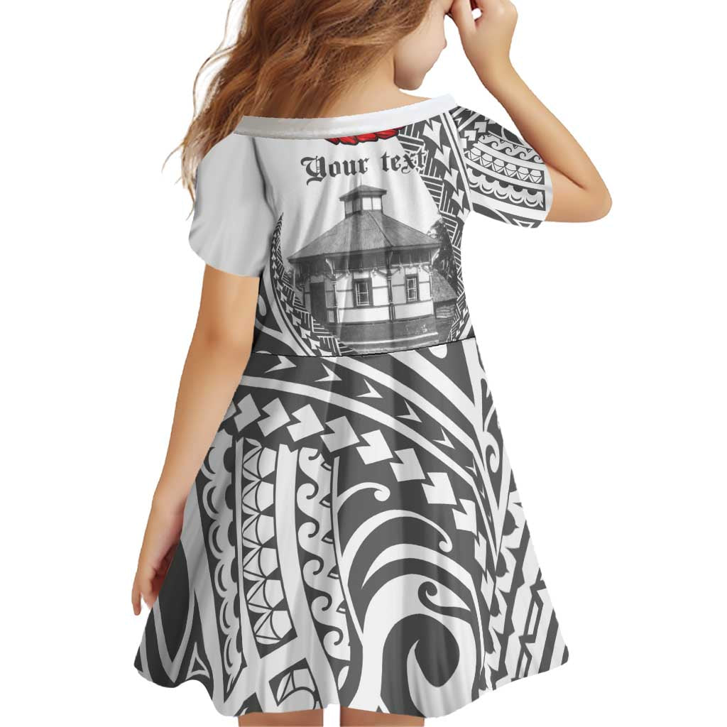 Samoa Mau Movement House Personalised Family Matching Off Shoulder Short Dress and Hawaiian Shirt Fa'a Samoa The Samoan Way LT9 - Polynesian Pride