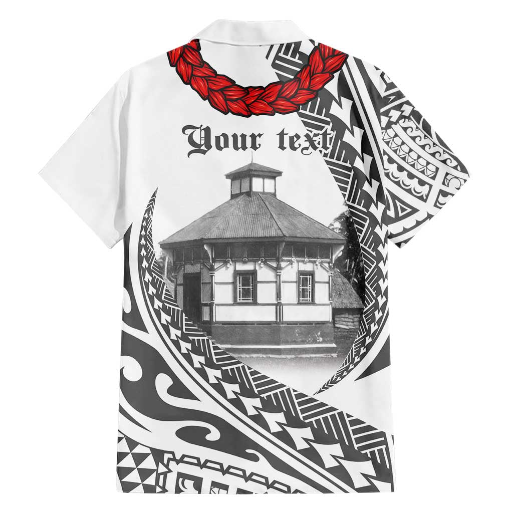 Samoa Mau Movement House Personalised Family Matching Short Sleeve Bodycon Dress and Hawaiian Shirt Fa'a Samoa The Samoan Way LT9 - Polynesian Pride