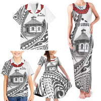 Samoa Mau Movement House Personalised Family Matching Tank Maxi Dress and Hawaiian Shirt Fa'a Samoa The Samoan Way LT9 - Polynesian Pride