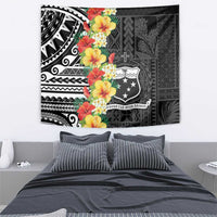 Samoa Tribal Hibiscus Flowers Tapestry LT9 - Polynesian Pride