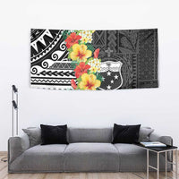 Samoa Tribal Hibiscus Flowers Tapestry LT9 - Polynesian Pride