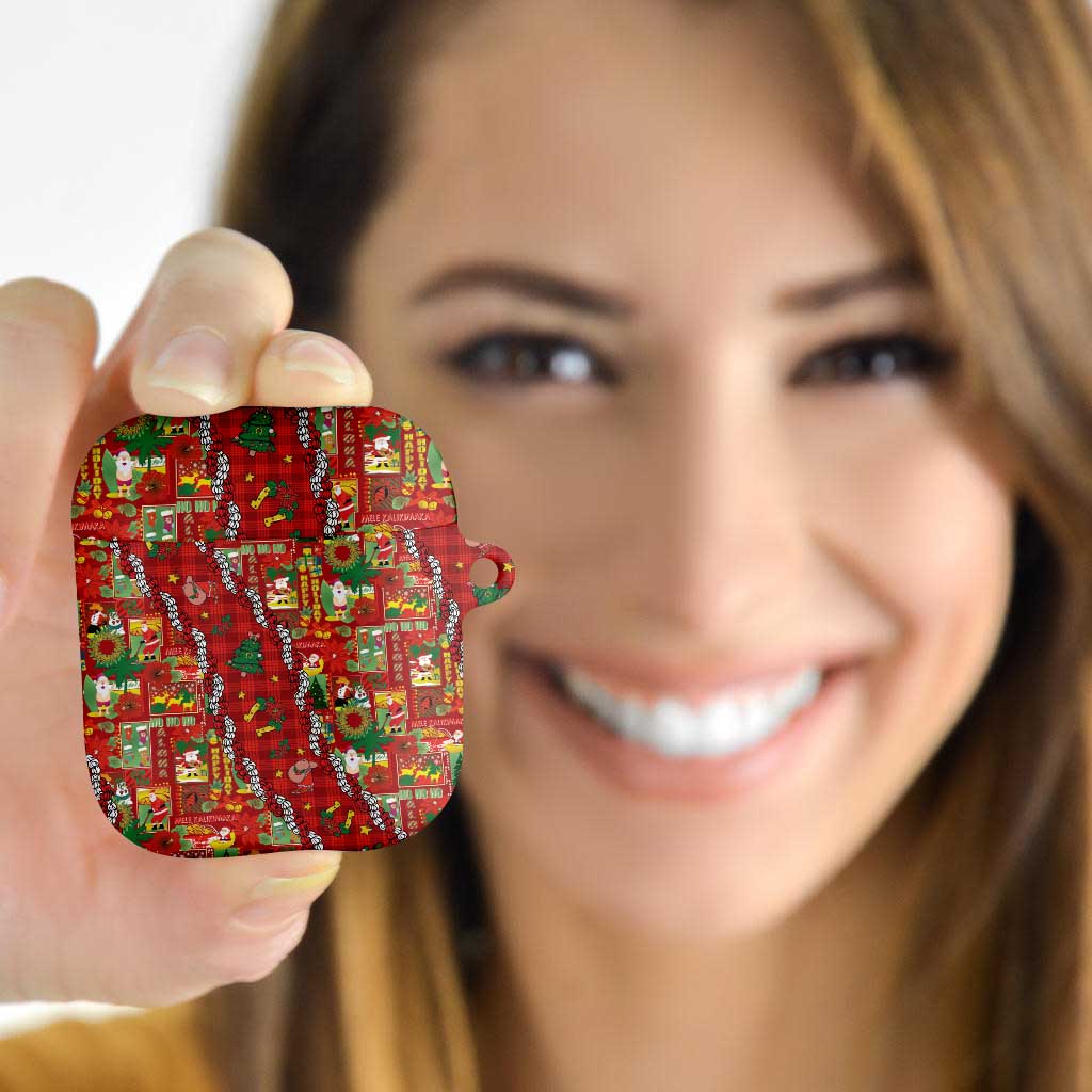 Mele Kalikimaka Pakalana Pikake Lei AirPods Case Hawaiian Rodeo Paniolo Omaomao Palaka - Polynesian Pride