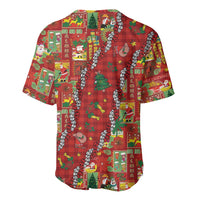 Mele Kalikimaka Pakalana Pikake Lei Baseball Jersey Hawaiian Rodeo Paniolo Omaomao Palaka - Polynesian Pride